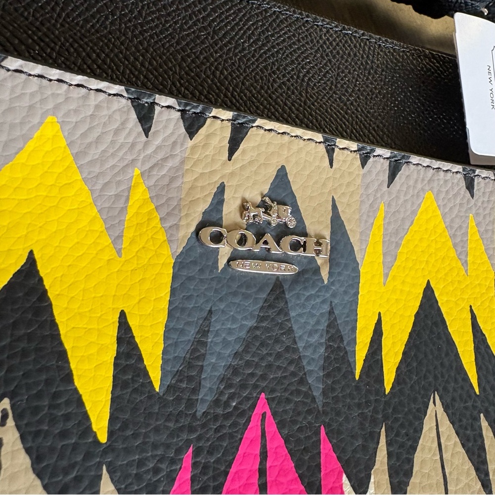 Coach LIMITED EDITION Hawk Feather Swingpack crossbody w/Pop Up Pouch 2015 - Picture 4 of 11